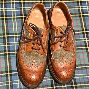 One pair handmade Cheaney Brogue shoes, size 8 UK, 9 US.